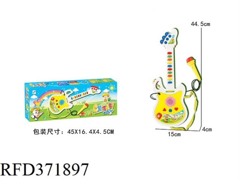 MUSIC LIGHT GUITAR WITH MICROPHONE