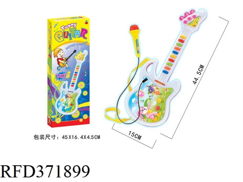MUSIC LIGHT GUITAR WITH MICROPHONE