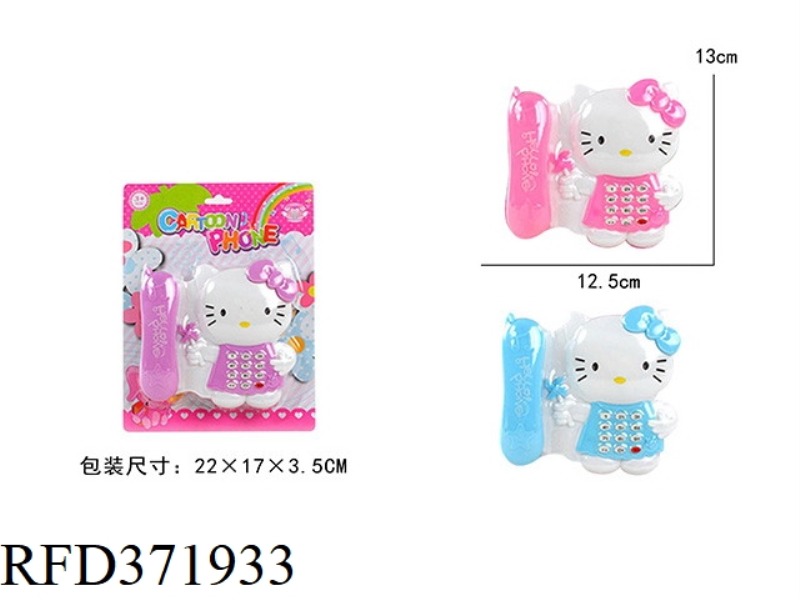CUTE CAT PHONE WITH LIGHT MUSIC