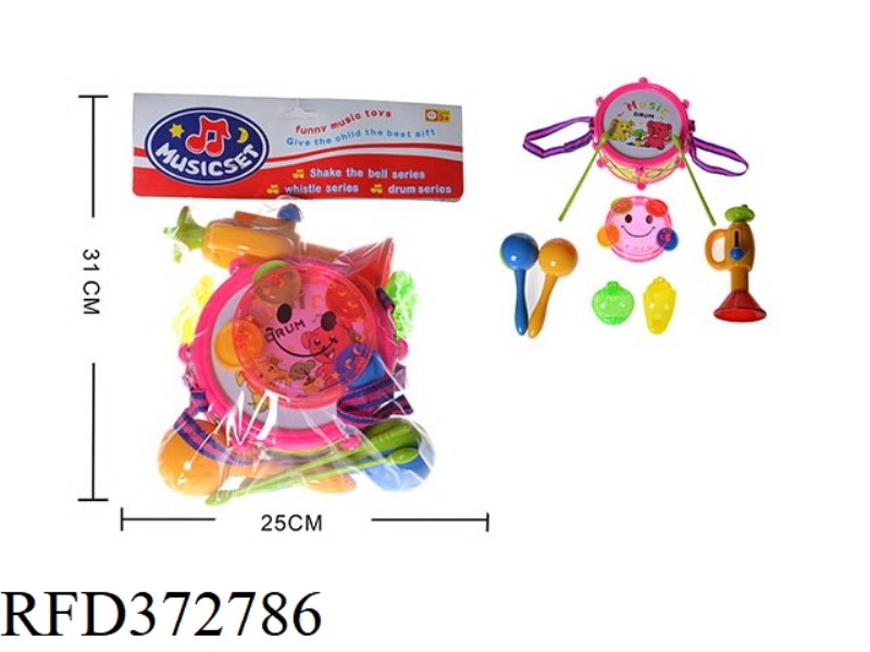CARTOON PATTERN BELL DRUM 7 SETS