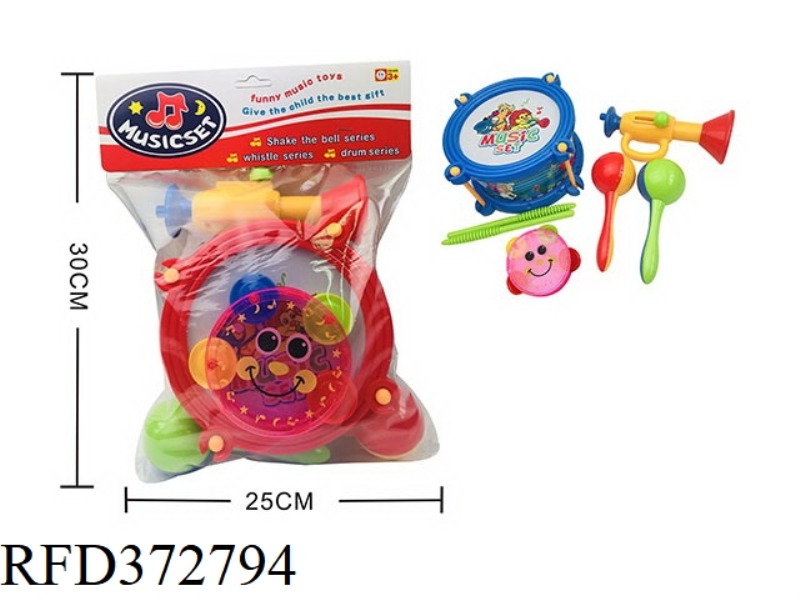 CARTOON PATTERN BELL DRUM SET