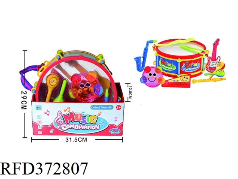 DISPLAY BOX JAZZ DRUM SET