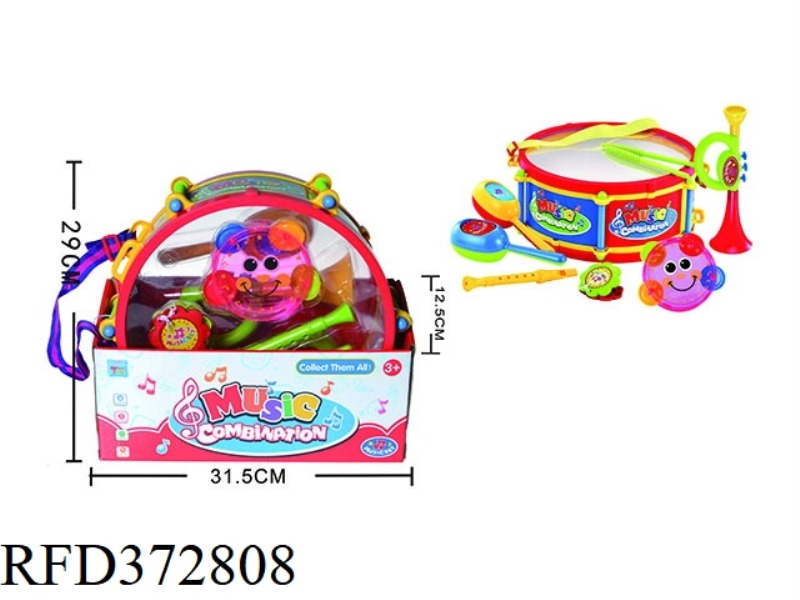 DISPLAY BOX JAZZ DRUM SET
