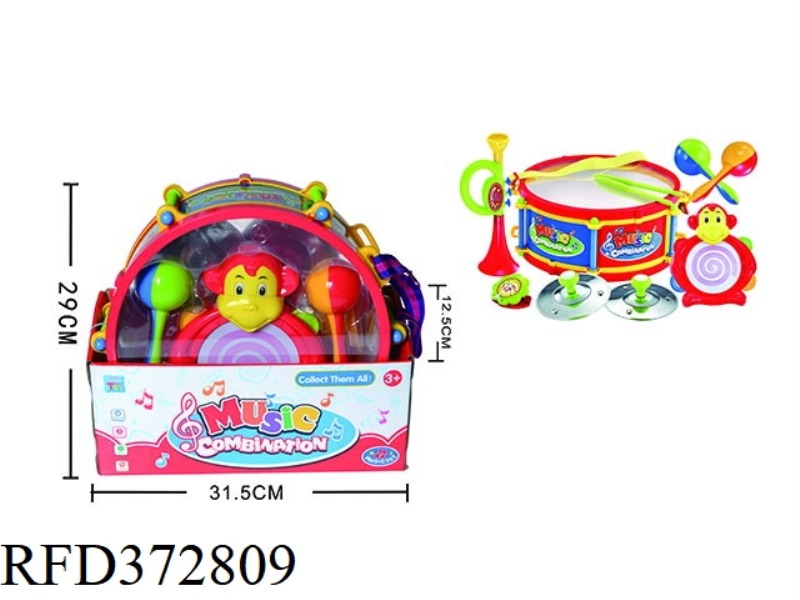 DISPLAY BOX JAZZ DRUM SET