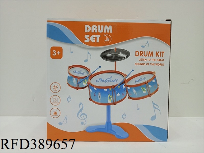 REAL COLOR JAZZ DRUM SET