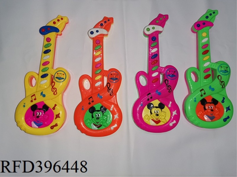 CARTOON RICE MOUSE MUSIC GUITAR
