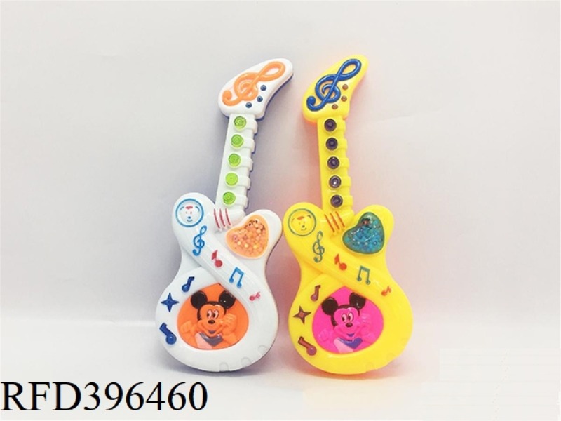 CARTOON RICE MOUSE MUSIC GUITAR