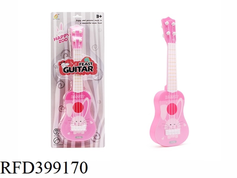 SUBLIMATION CARTOON GUITAR PINK