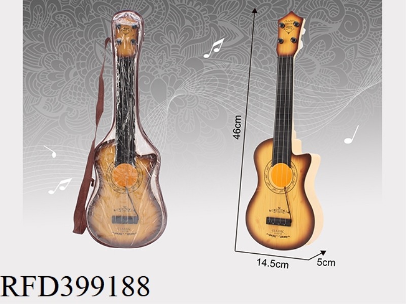 SUBLIMATION WHITE WOOD GRAIN GUITAR