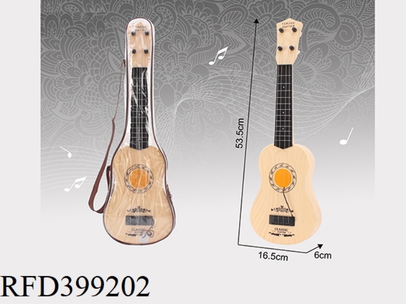 SIMULATION WHITE WOOD GRAIN GUITAR