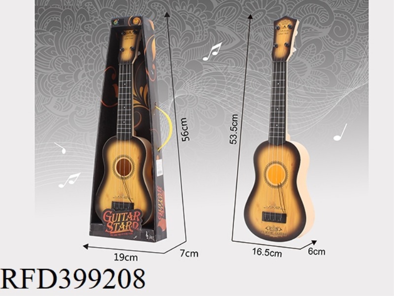 SUBLIMATION WHITE WOOD GRAIN GUITAR