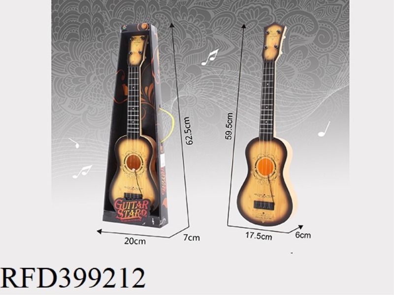 SUBLIMATION WHITE WOOD GRAIN GUITAR