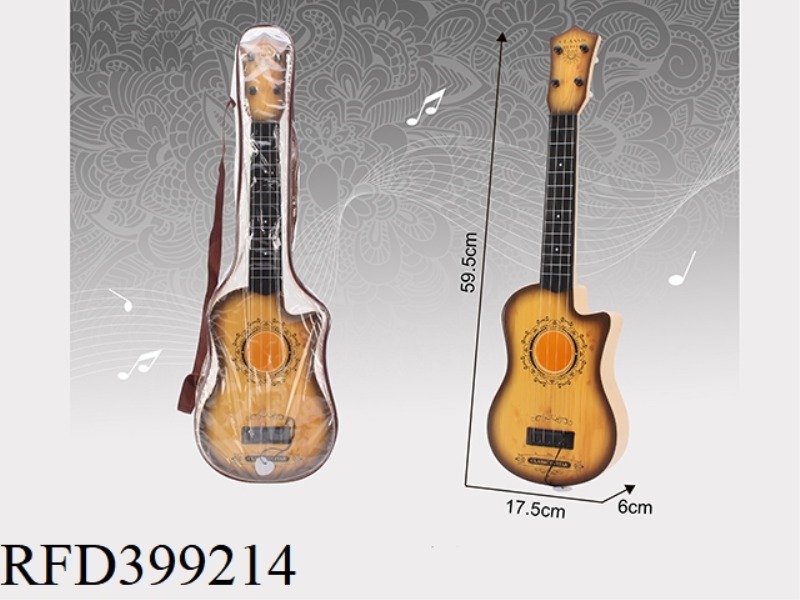 SUBLIMATION WHITE WOOD GRAIN GUITAR