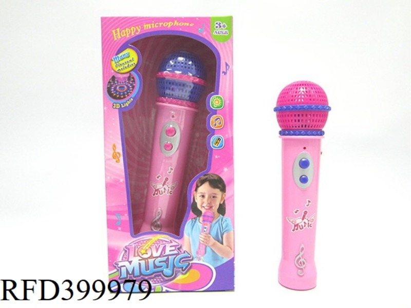 LIGHT MUSIC MICROPHONE (WITH MELODY AND LIGHT FUNCTION)