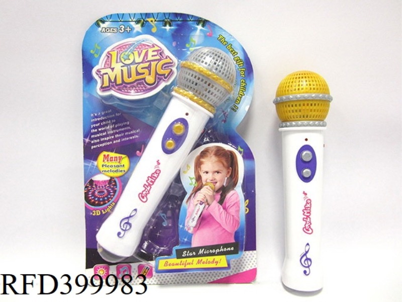 LIGHT MUSIC MICROPHONE (WITH MELODY AND LIGHT FUNCTION)