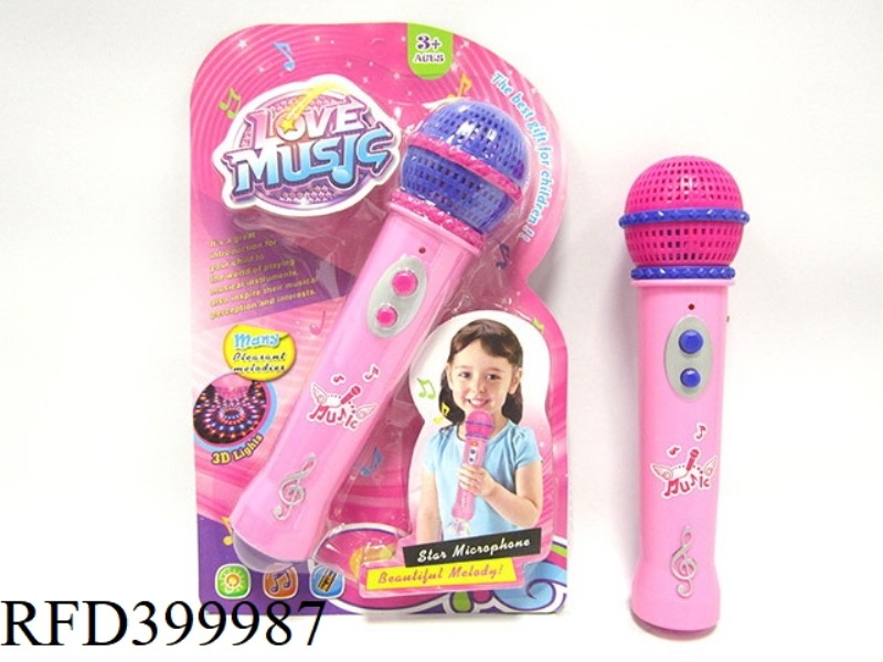 LIGHT MUSIC MICROPHONE (WITH MELODY AND LIGHT FUNCTION)