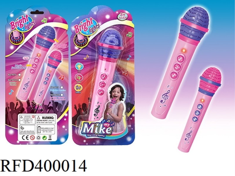 LIGHT MUSIC MICROPHONE (WITH MELODY, LIGHTING, ETC.)