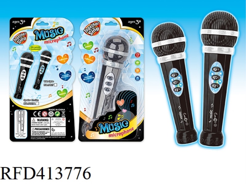 LIGHT AND MUSIC MICROPHONE (WITH LIGHT AND MUSIC FUNCTIONS)