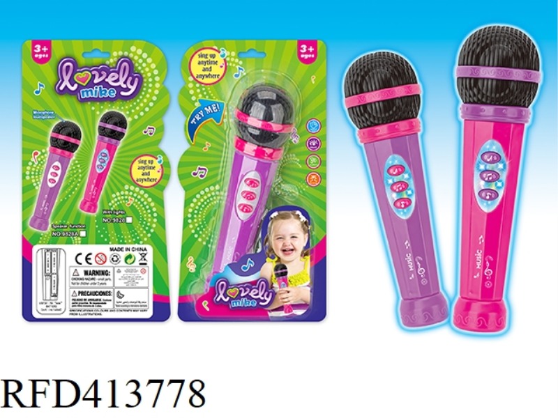 LIGHT AND MUSIC MICROPHONE (WITH LIGHT AND MUSIC FUNCTIONS)