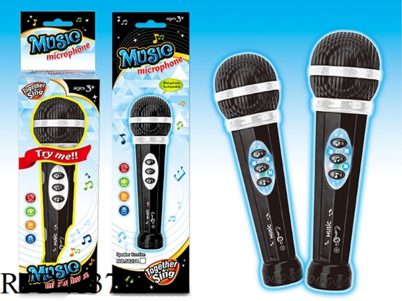 LIGHT AND MUSIC MICROPHONE (WITH LIGHT AND MUSIC FUNCTIONS)