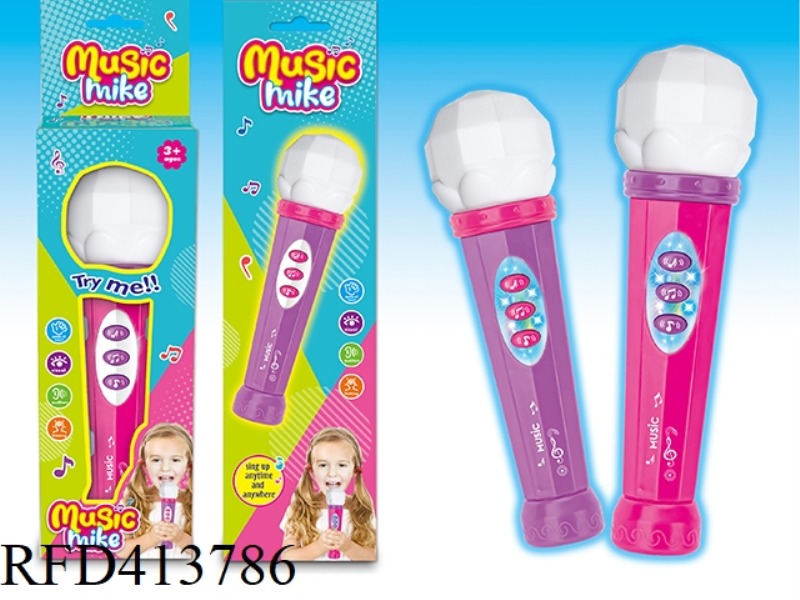LIGHT AND MUSIC MICROPHONE (WITH LIGHT AND MUSIC FUNCTIONS)