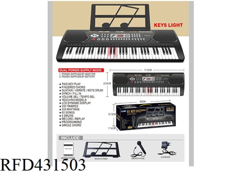 61 KEY ELECTRONIC ORGAN