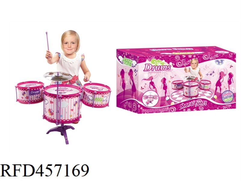 GIRLS' MEDIUM AND LARGE SET JAZZ DRUM