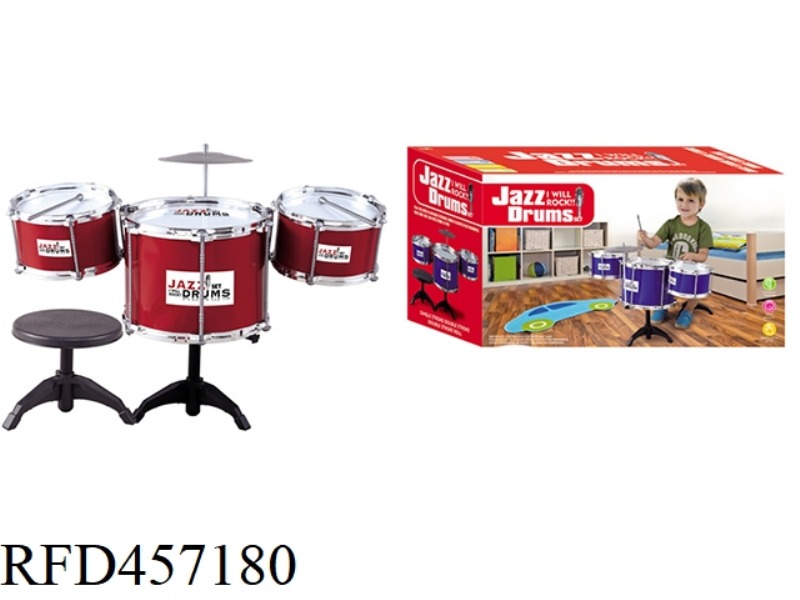 SIMULATED MEDIUM AND LARGE SUIT JAZZ DRUM