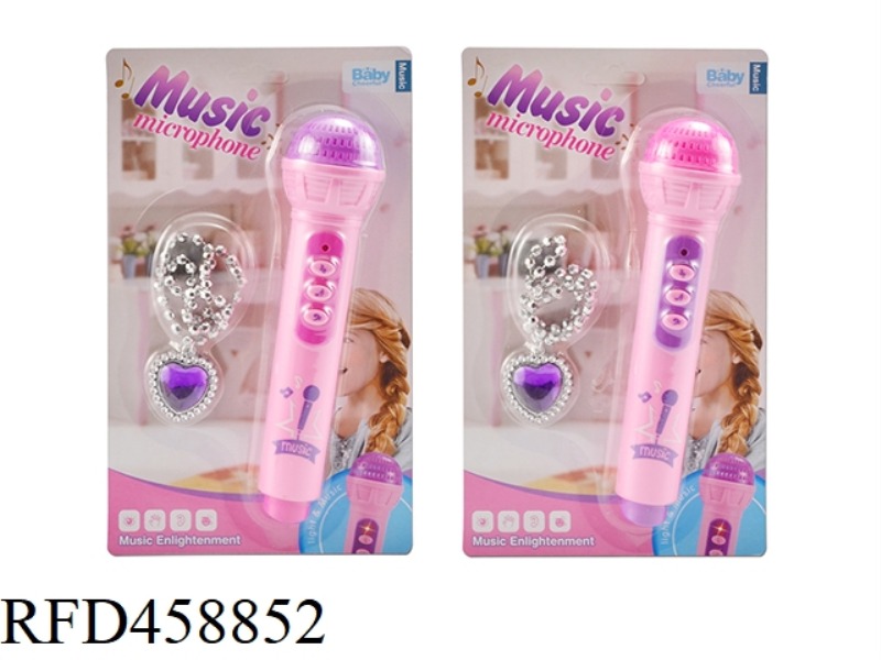 MICROPHONE WITH NECKLACE