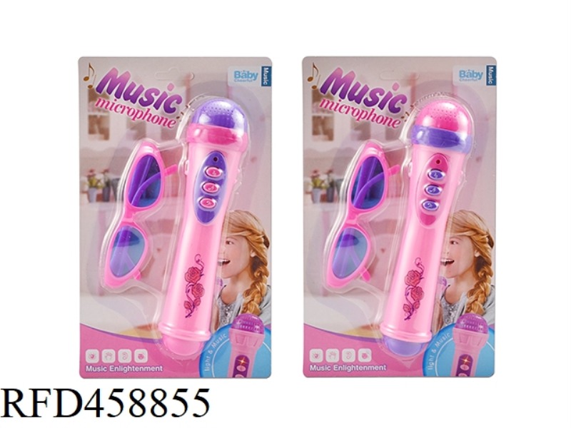 MICROPHONE WITH GLASSES