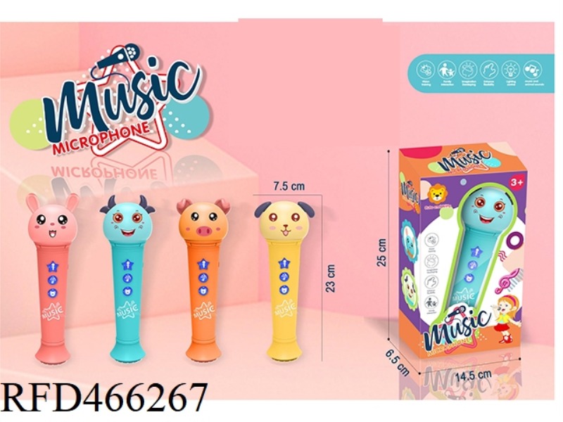 B/O MICROPHONE WITH LIGHT AND MUSIC