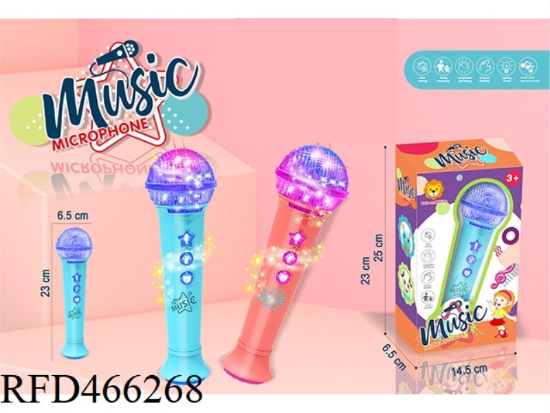 4 ANIMAL LIGHT MUSIC MICROPHONES