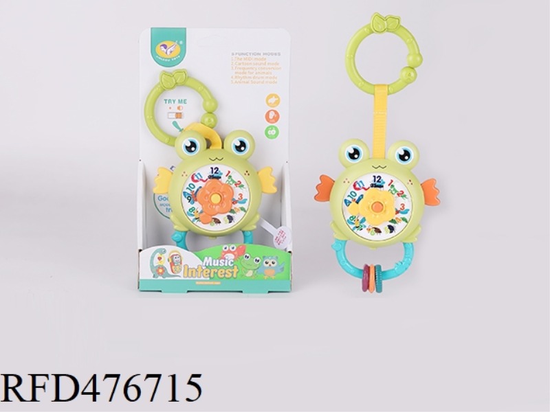 FROG RATTLE (YELLOW/ORANGE 2 COLORS MIXED)