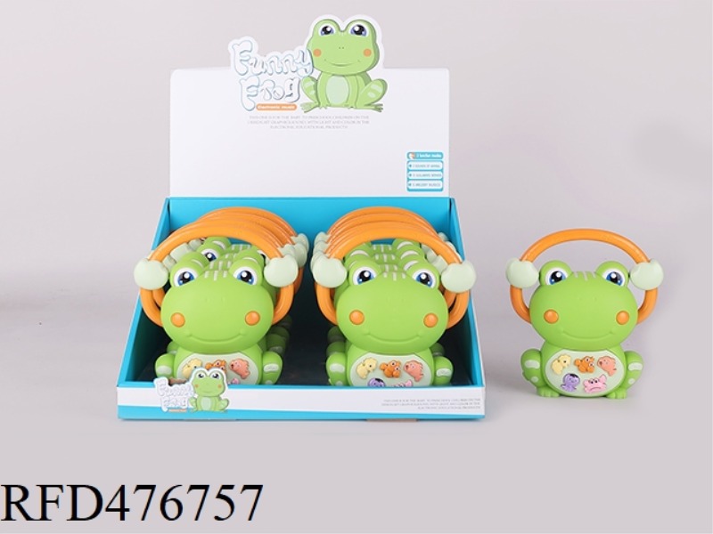 8 FROG ELECTRIC ORGANS/DISPLAY BOX