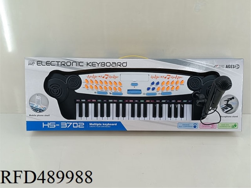 37 KEY BLACK ELECTRONIC ORGAN