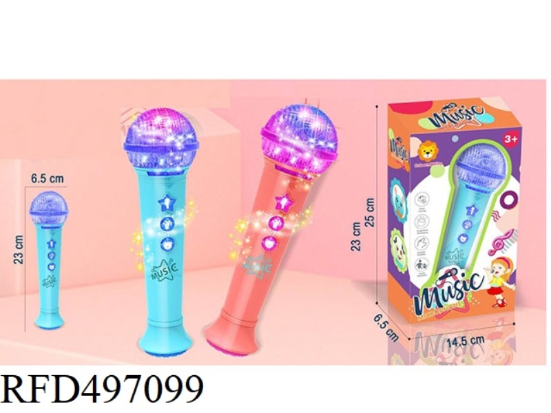LIGHT MUSIC MICROPHONE ENGLISH SONG + ANIMAL SOUNDS