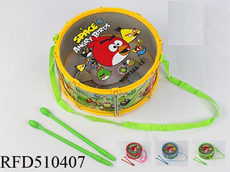 ANGRY BIRDS DRUM SET (3 COLORS)