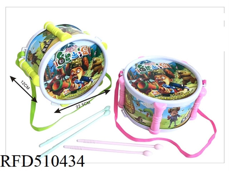 BEAR HAUNT CARTOON DRUM