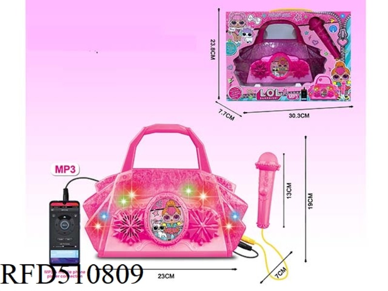 SUPER LIGHT TOTE WITH MP3 AND CABLE