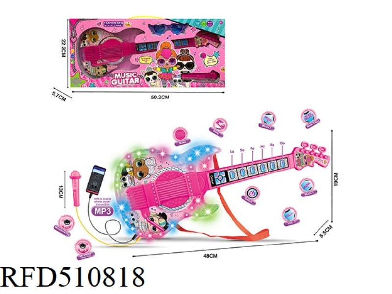 SUPER LIGHT GUITAR WITH MP3 AND CABLE