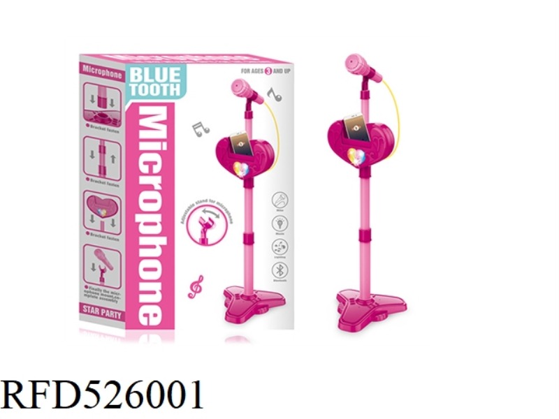 GIRL SINGLE MICROPHONE (BLUETOOTH? LIGHTS AND MUSIC)