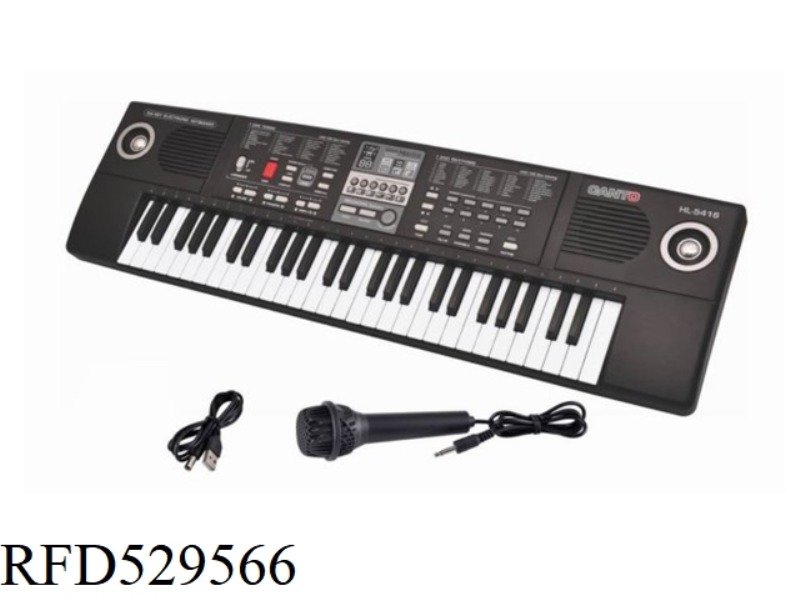 54 KEY ELECTRONIC ORGAN WITH MICROPHONE WITH TRANSFORMER
