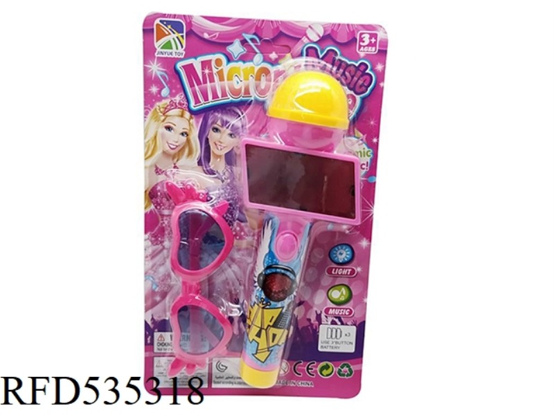 3D MICROPHONE WITH GLASSES
