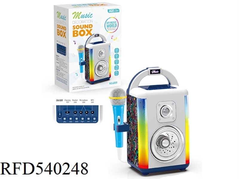 SQUARE BLUETOOTH SPEAKER/BLUE