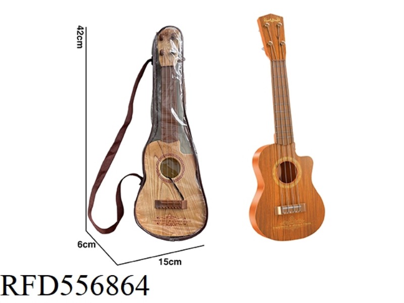 ARTIFICIAL WOOD GRAIN GUITAR IN BAG