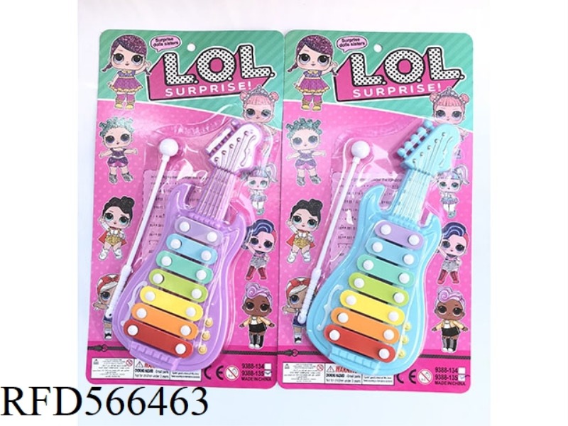 SURPRISE DOLL GUITAR 7 TONE PERCUSSION