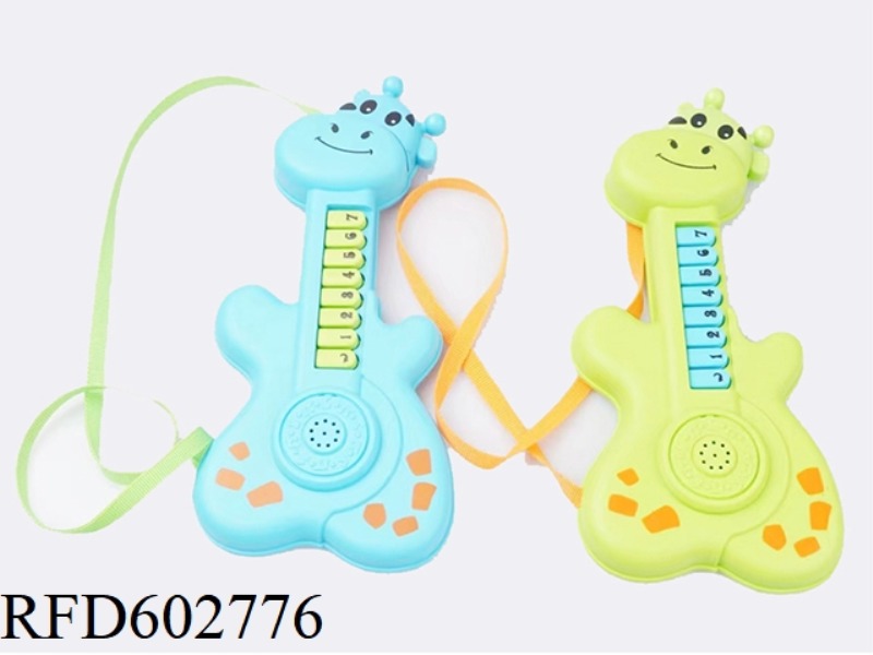 CARTOON ANIMAL GUITAR GIRAFFE