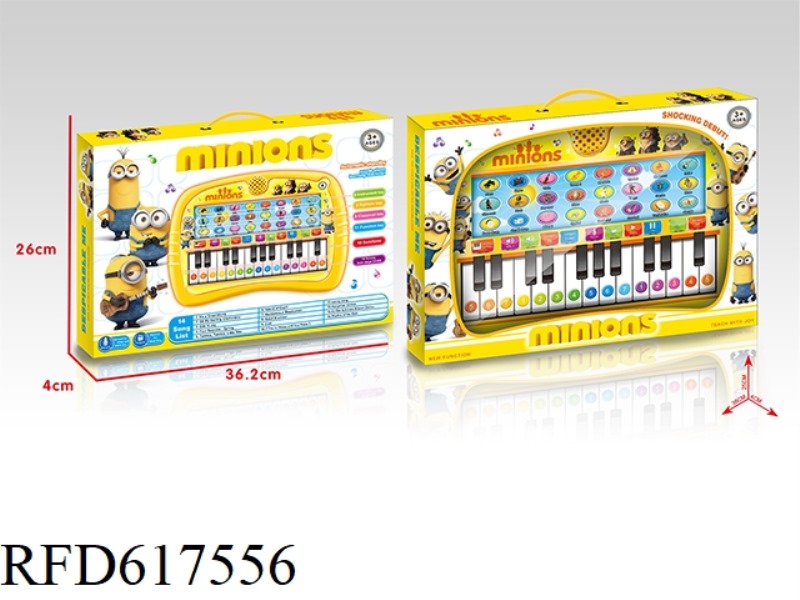 MINIONS 37 HEALTH MUSIC TOUCH ELECTRONIC ORGAN