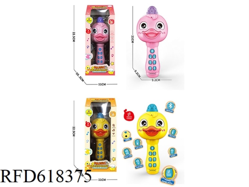 HIGH-QUALITY KARAOKE WITH LIGHTING, BLUETOOTH AND VARIABLE-TONE MICROPHONE.