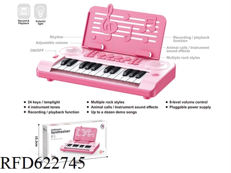24-KEY MULTI-FUNCTION ELECTRONIC ORGAN